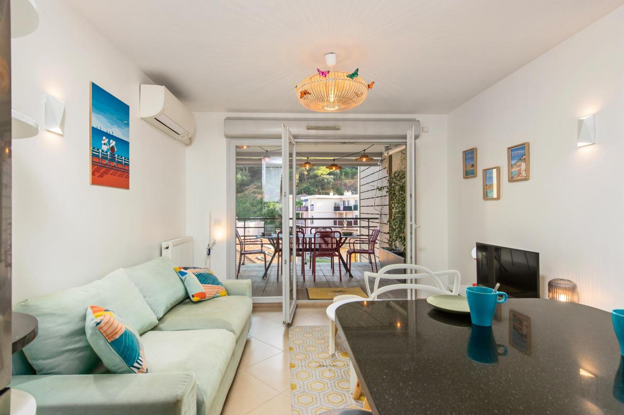 "L'Idyllique" Parking, Piscine, Plage, Calme Assure, Gare روكوبرُن كاب مارتي المظهر الخارجي الصورة